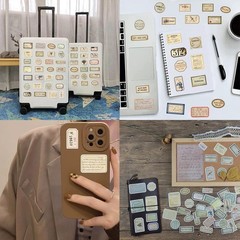 140 Pcs Vintage Aesthetic Stickers for Adults, Junk Journal Supplies for Scrapbo