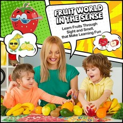 Smelly Stickers for Kids, Scratch & Sniff Scented Stickers 16 Unique Scents 8…