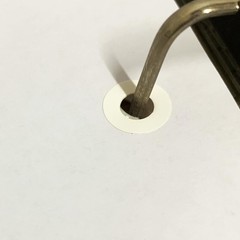 Vinyl Document Protection: 1200 Counts of White Hole Punch Reinforcement Labels