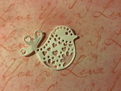 Small Intricate Bird Die Cut Embellishments 8 Pcs 1-1/2″ X 1-3/4” Choose Color