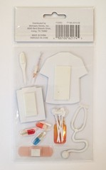 Doctor Nurse Hospital Medical Scrapbooking Stickers by Recollections