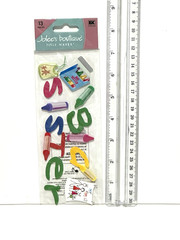Various themes of Dimensional/Textured Stickers Scrapbooking.