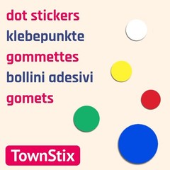 10 Color Round Stickers – 3000 Labels, Perfect for Home and Office Organization