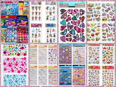 Huge Lot Stickers Kit Set Planner Craft Scrapbook Variety Of Themes | 1079+ Pcs.