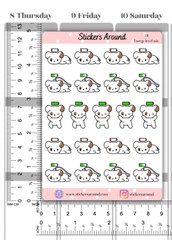 Battery Energy Planner Stickers, Cute Dog Stickers, Calendar & Journal Stickers