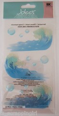 ~WAVES VELLUM~ Jolee’s Boutique Dimensional Stickers; Ocean Sea Beach Vacation