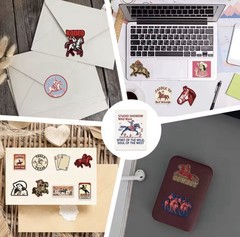 50 PACK COWBOY RODEO Sticker Wild West Cowgirl Gunslinger Outlaw Set Bulk Lot