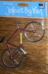 RARE! Jolees Red Bicycle Mountain Bike 10 Speed Girls Or Boys Scrapbook Sticker