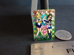 Vintage Stickers MINI Sailor Moon Prism Vending Machine Sticker VTG RARE