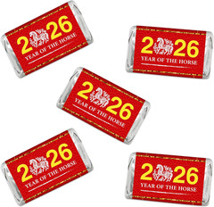 160PCS Lunar New Year Stickers – 2026 Chinese New Year of the Horse Sticker for