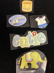 Vintage Baby Stickers Die Cuts And Embellishments
