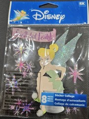 New~Tinkerbell 8 PC Sticker collage/Tinker Bell FEISTY/Jolee’s Boutique