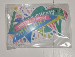 Birthday Party Pack/Scrap Paper-Vellum- Die Cuts-Gift Bags Tags And Tissue/New