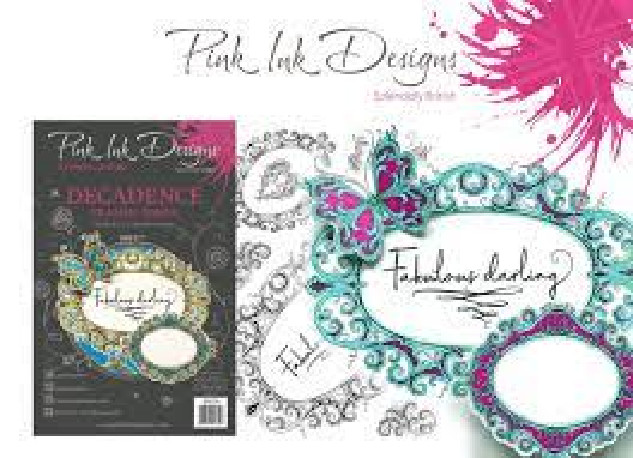Pink Ink Designs Acrylic Stamps DECADENCE FRAMES SERIES