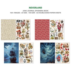 Hello Beautiful Junk Journal Scrapbooking Cards A4 Neverland Scrap
