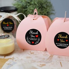 40 THANK YOU FOR SUPPORTING MY SMALL BUSINESS ENVELOPE SEALS LABELS STICKERS 1″
