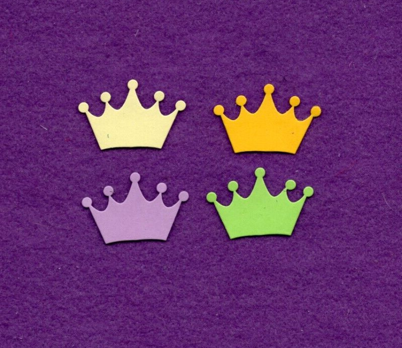 CROWN # 11 die cuts scrapbook cards