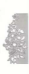Flowers Border Edge Die Cut Card Making Envelopes Floral Invitations Cutting Die