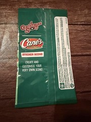 Raising Cane’s A Christmas Story Sticker Scene NEW