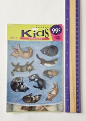 Vtg Cat Stickers LOT Hallmark NIP Kittens Ambassador