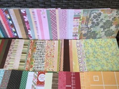 HUGE 6×6 SCRAPBOOK PAPER LOT~255 Shts.~Mixed Themes & Patterns~NEW