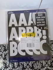 Scrapbook Papers & Alphabet Sticker Lot – Sticko Letters Craft Supplies
