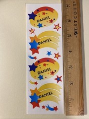 DANIEL Name Sticker Sheet Scrapbook Planner Craft Stickers