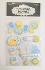 Baby Boy Themed Scrapbooking Stickers By Darice