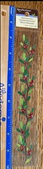 RECOLLECTIONS Christmas Garland W/ Holly Berries Borders 10” Holiday 3D STICKERS
