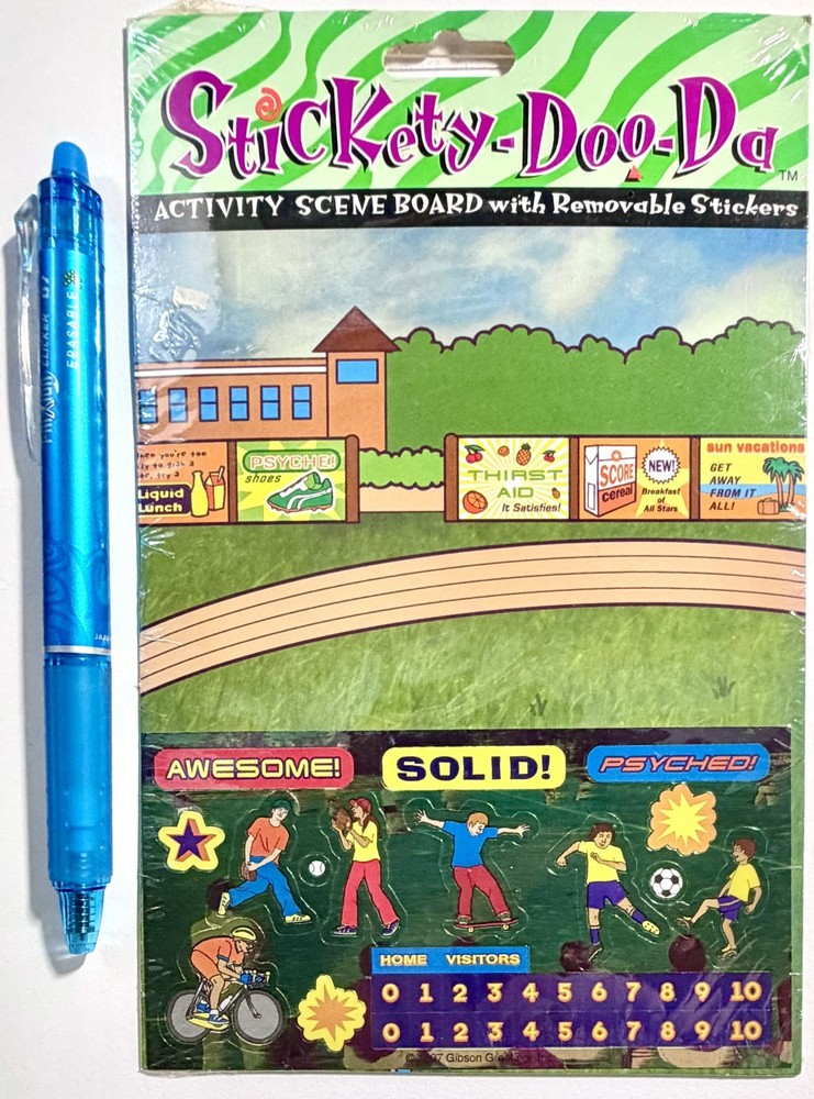 Activity Board Sports Stickers Scrapbooking Card Journal Planner Stickety Doo Da