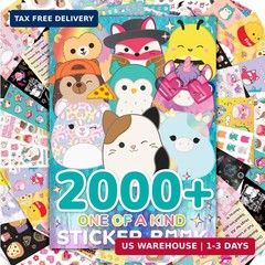 Horizon Group USA Sticker Book with Large and Small Sizes, Kids Stationary for W