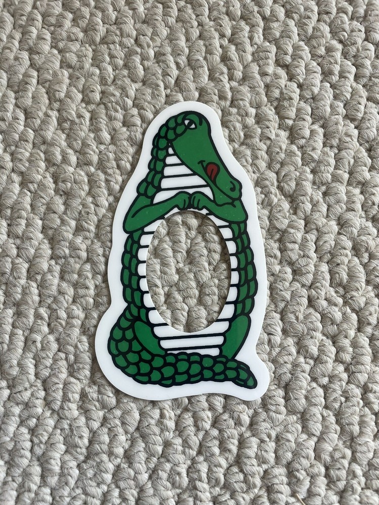 Vintage 1980s Alligator Sticker Photo Frame For A 3×2 Inch Photo