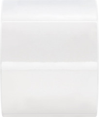 2X2 Inch Rectangle Square Crystal Clear Retail Package Seals Circle Wafer Sticke