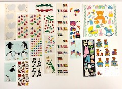 Mixed Lot of Sandylion and Mrs. Grossman’s Stickers Bears / Sm Dogs / Insects