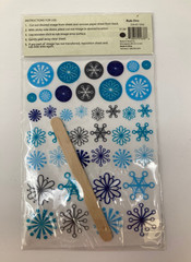 Winter Scrapbooking Lot Stickers Die Cuts Chipboard Alphabet Snowman Crafts