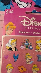 Vintage Sandylion Stickers Cinderella 2 Sheets New Pack