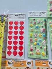 HUGE! Lot of 105 Packs of Hallmark Stickers Sealed Holidays Halloween Puffy LOOK