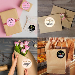 Thank You Stickers,Thank You Stickers Small Business,for Multiple Occasions(1000