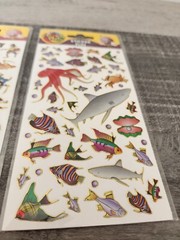 Razzle Dazzle Vintage Stickers LOT Pirates Ocean Food Peace – SEALED – NEW #29