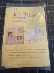 My Mind’s Eye Tiny Tales Vellum Sticker Pack of 20 Cards