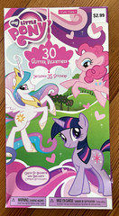 My Little Pony Valentines Day Glitter Stickers Pack, 30 Count, 35 Stickers