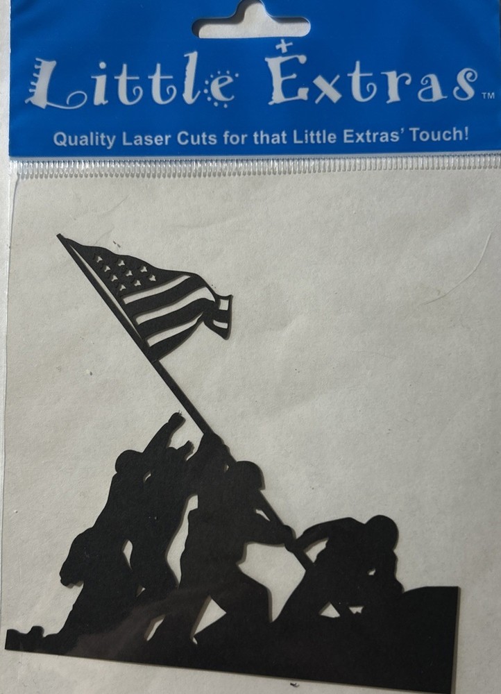 Laser Cut Marine Corps Raising the Flag on Iwo Jima Scrapbooking Silhouette