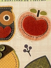 K&Company Felt Stickers Fall Autumn Pumpkin Pie RARE – NIP – 2010