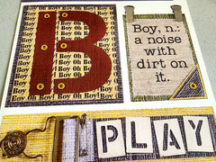 Bo Bunny Oh Boy Cardstock Stickers 12″ Scrapbooking 2013 Retired NOS Acid Free
