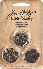 Metal Long Fasteners, 99 per Pack, 7/16 Inches, Antique Finishes, TH92703