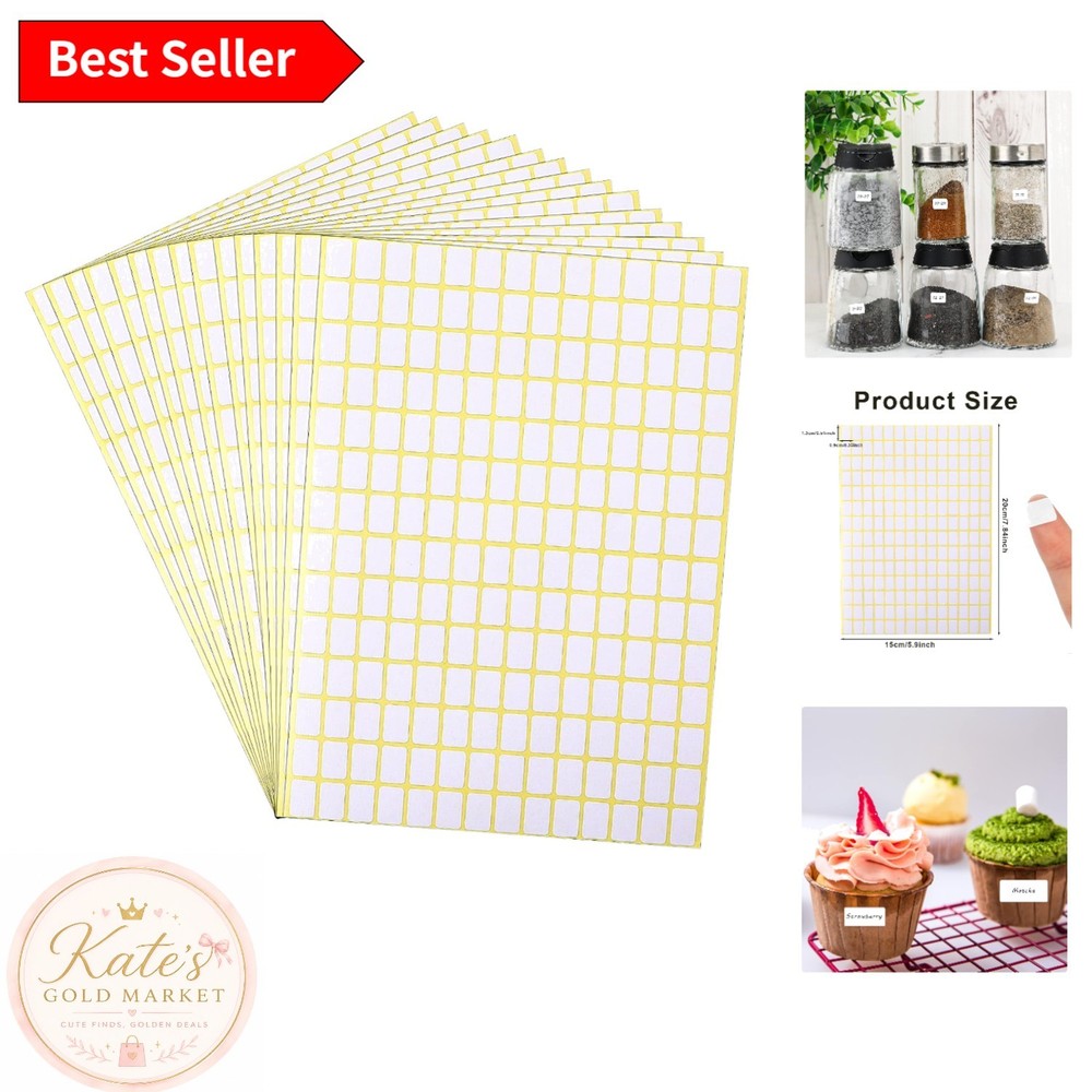 High-Quality 2940 Removable Price Tag Stickers 13x9mm for Efficient Labeling