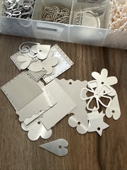LOT Scrapbook Journal Accents Metal Crafts Jewelry Snaps Hangers Charms