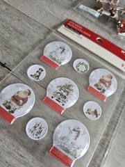 Sticker Lot Christmas Scrapbooking 3D Stickers Holiday Winter RARE Jolee’s #144