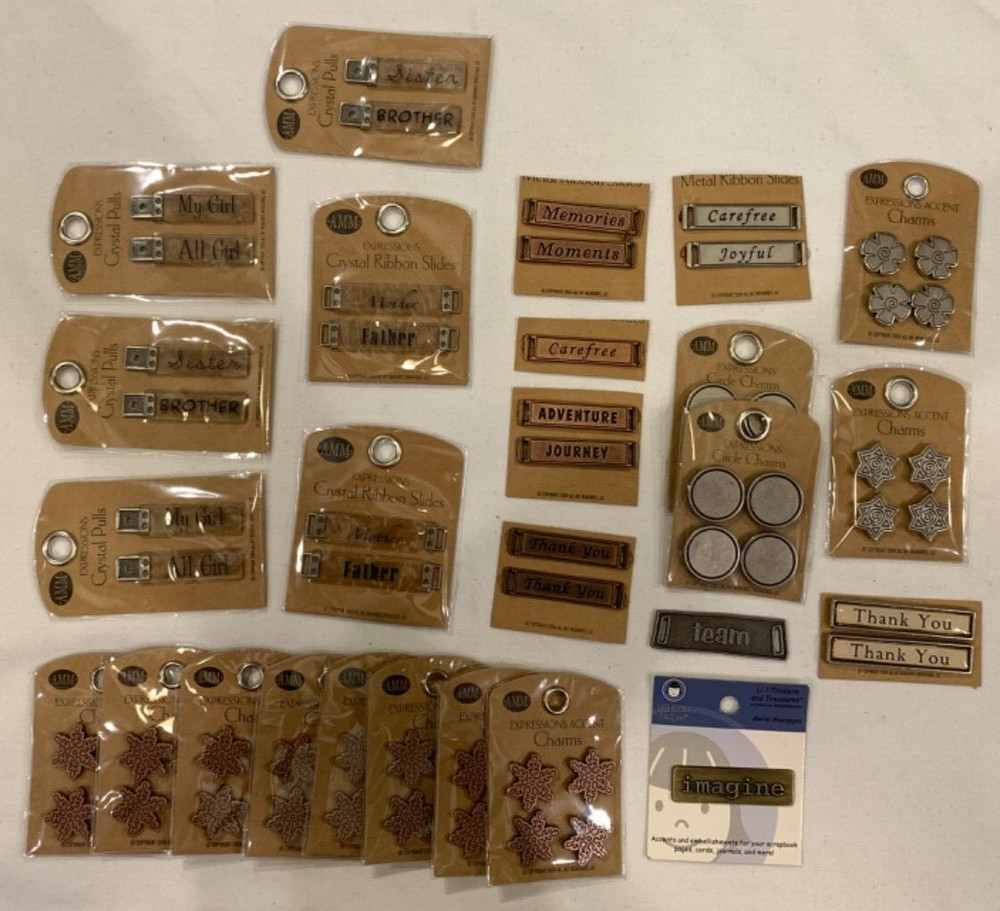 70+ Metal & Silicone Stickers from All My Memories Tags