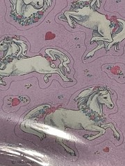 Vintage Hallmark Beautiful Horses Pony Stickers 4 Sheets NIP NOS